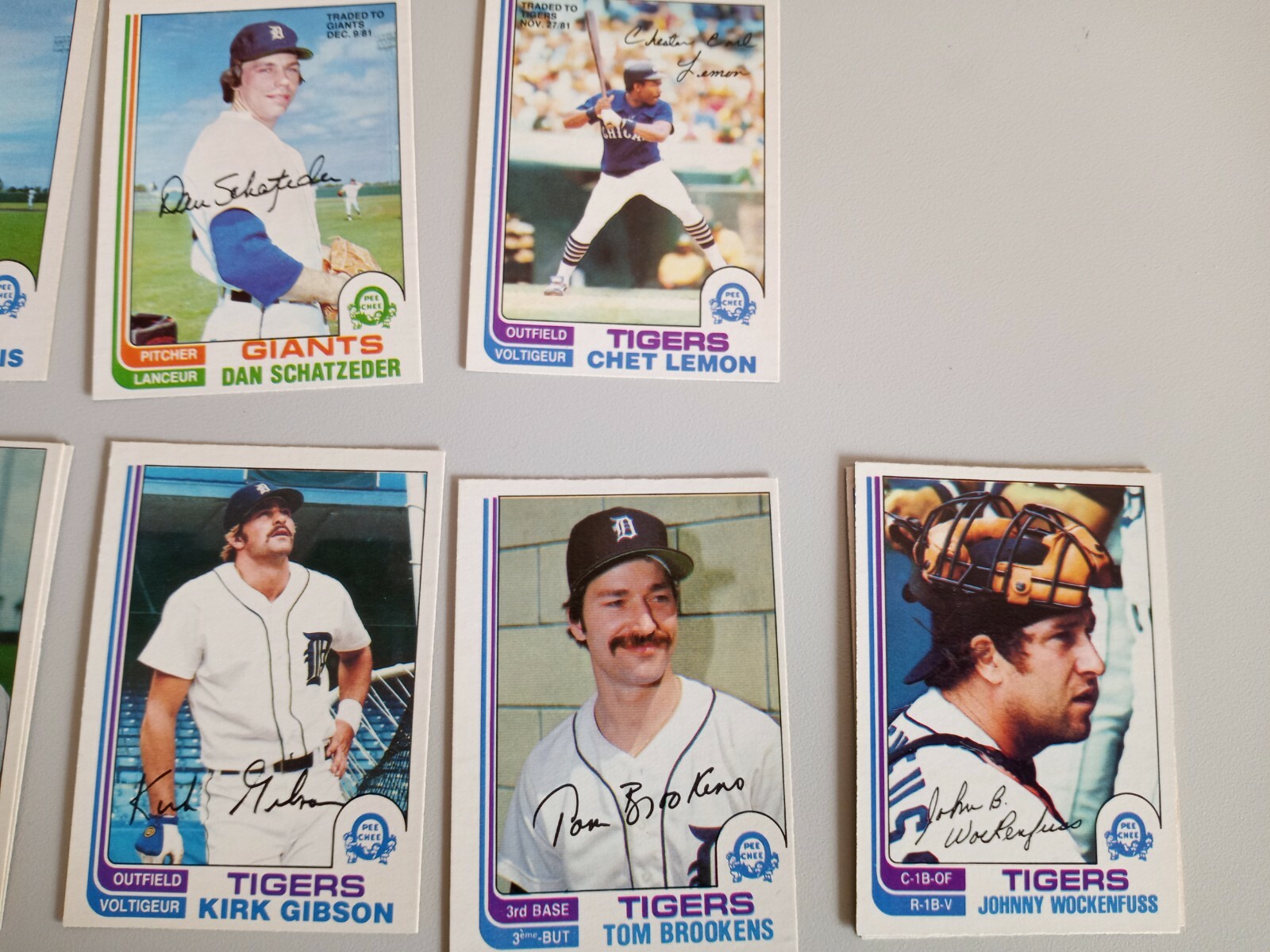 1982 O-Pee-Chee Baseball Singles You Pick From List