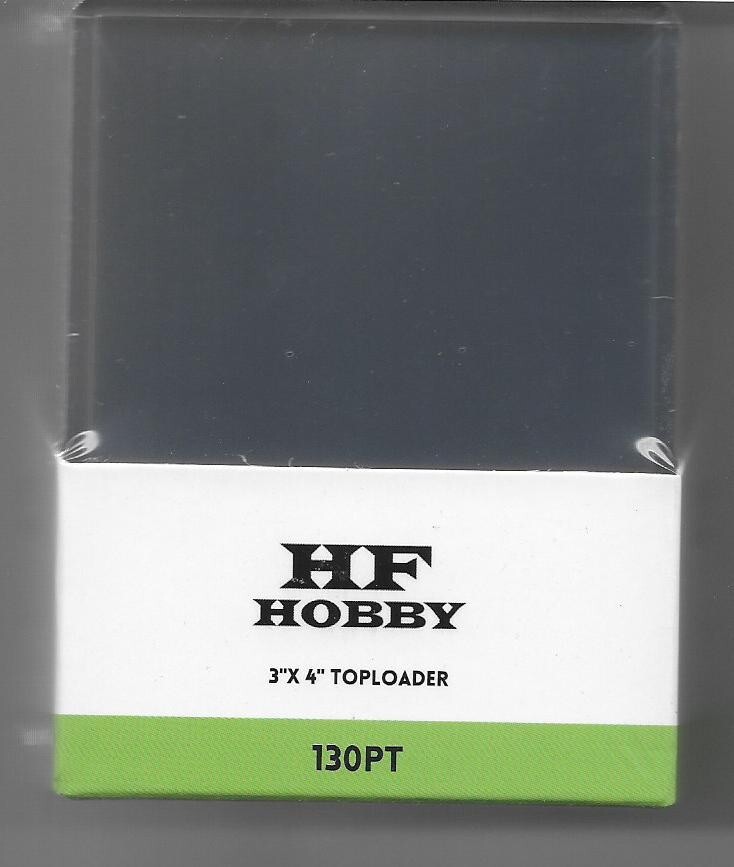 NEW 3″x4″ Top Loader 130 PT 10-Pack Thickness Rigid PVC Material