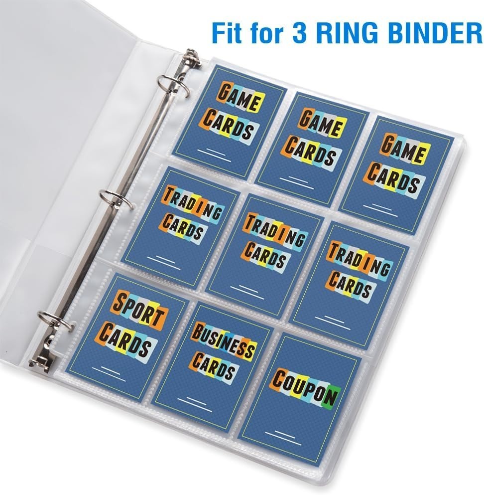 Archival Quality 120 Pack Trading Card Sleeves – Transparent Protection Sheets