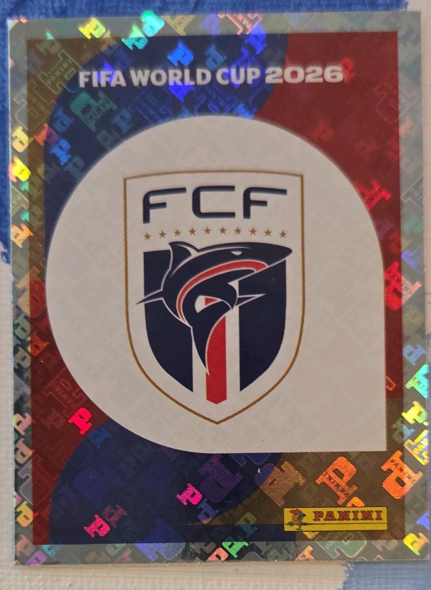 Panini FIFA World Cup 2026 FCF Club Badge Logo CPV 1 Hologram Soccer Sticker