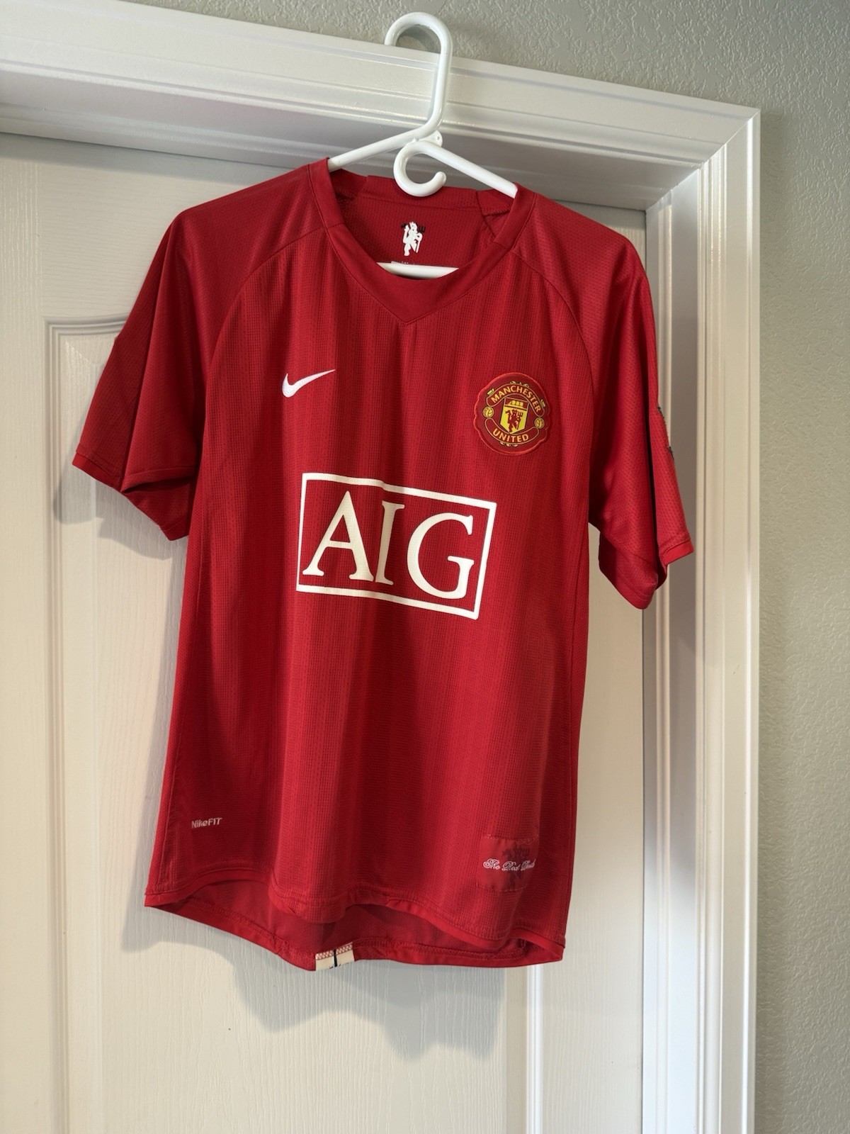 Nike Manchester United Red/White Soccer Jersey Ryan Giggs 11 Premier League S