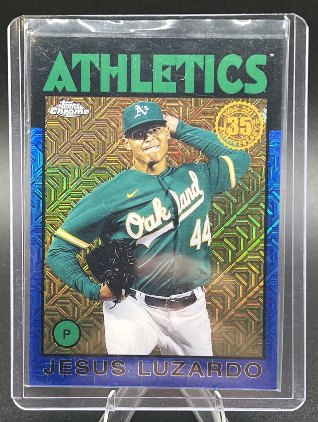 2021 Topps Silver Pack 1986 Chrome Baseball Blue /150 Jesus Luzardo #86BC-38 8d4