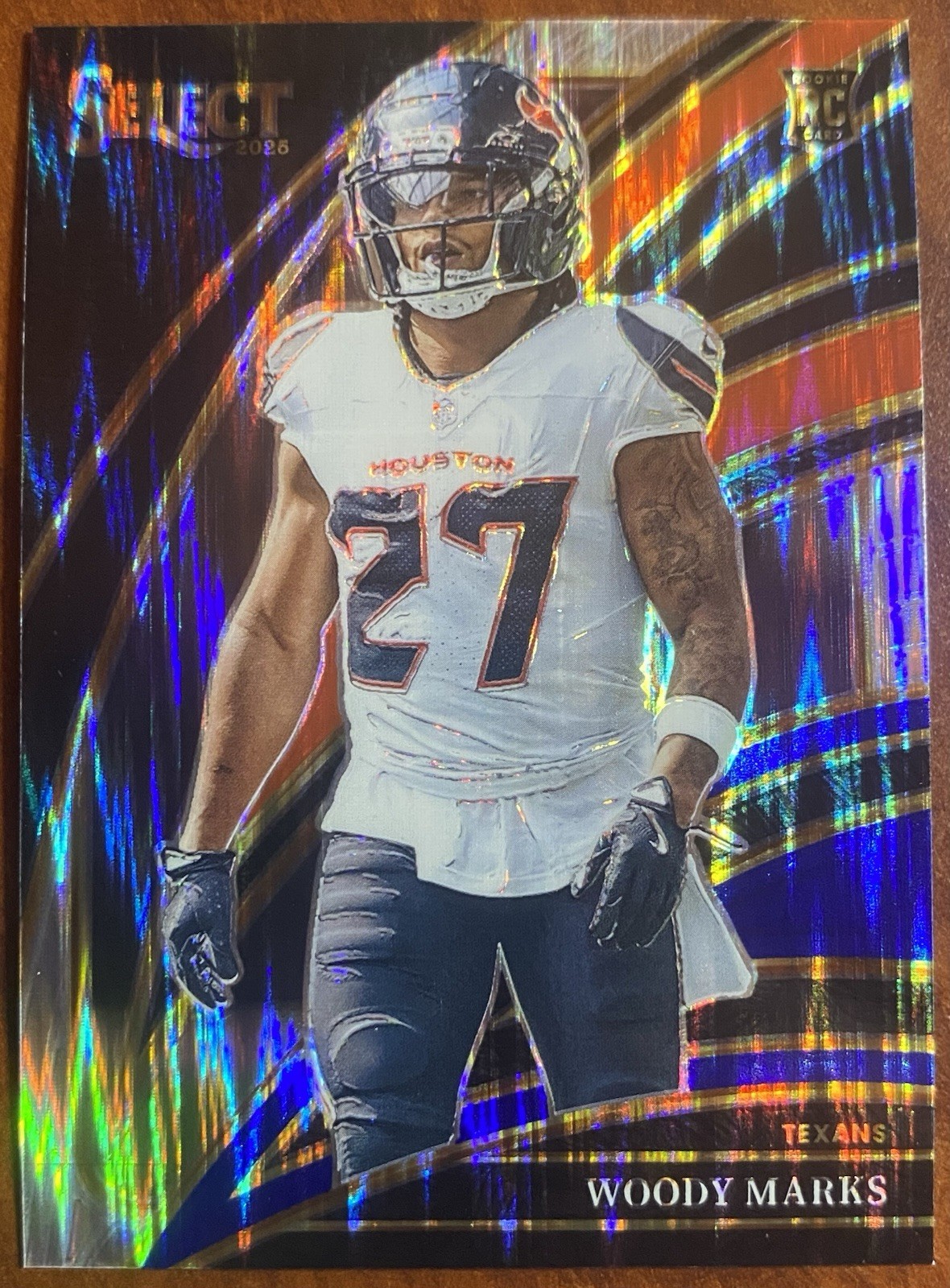 2025 Panini Select WOODY MARKS #236 Club Level RED & BLUE SHOCK Rookie (RC) 🔥