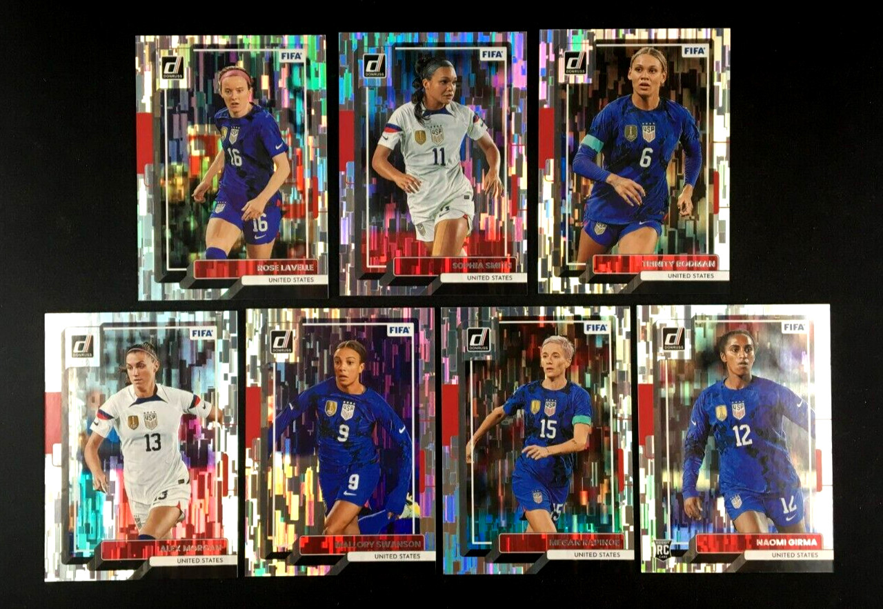 2022-23 Donruss FIFA Soccer SILVER FOIL SP USWNT Lot Morgan Smith Rodman Girma