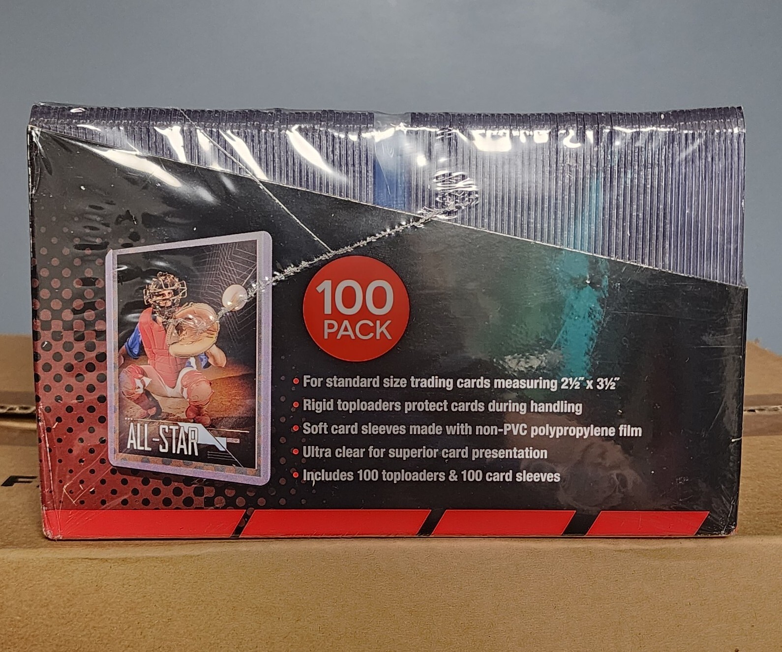 100 Ultra Pro 3″ X 4″ Regular Toploaders And Soft Sleeves 100ct Pack