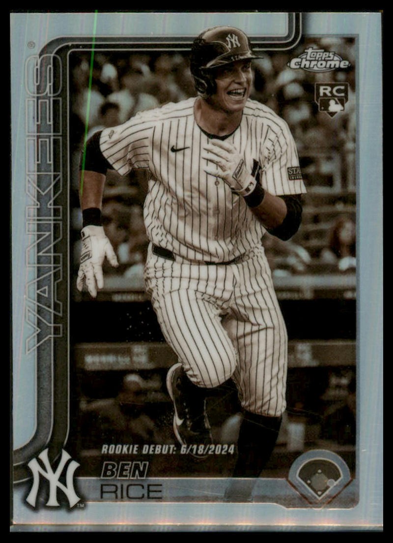 2025 Topps Chrome Update #USC138 Ben Rice Sepia Refractors