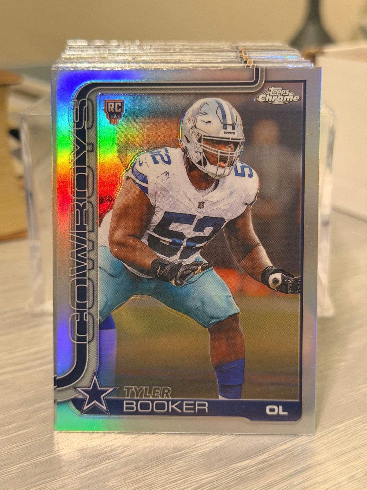 2025 Topps Chrome – Rookies Tyler Booker #381 Refractor (RC)