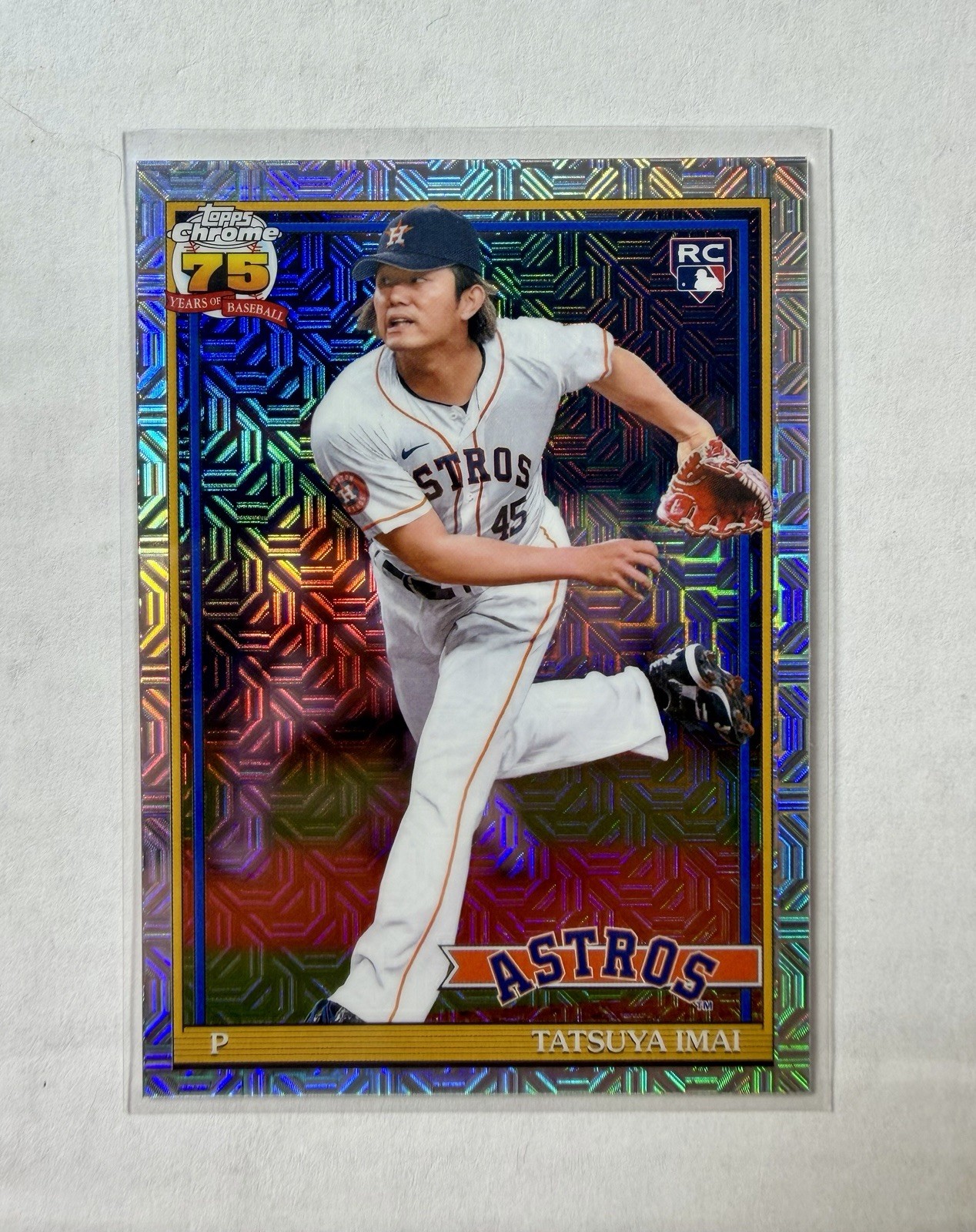 Tatsuya Imai 2026 Topps Series 2 #91C2-35 Silver Pack Mojo Refractor RC Astros