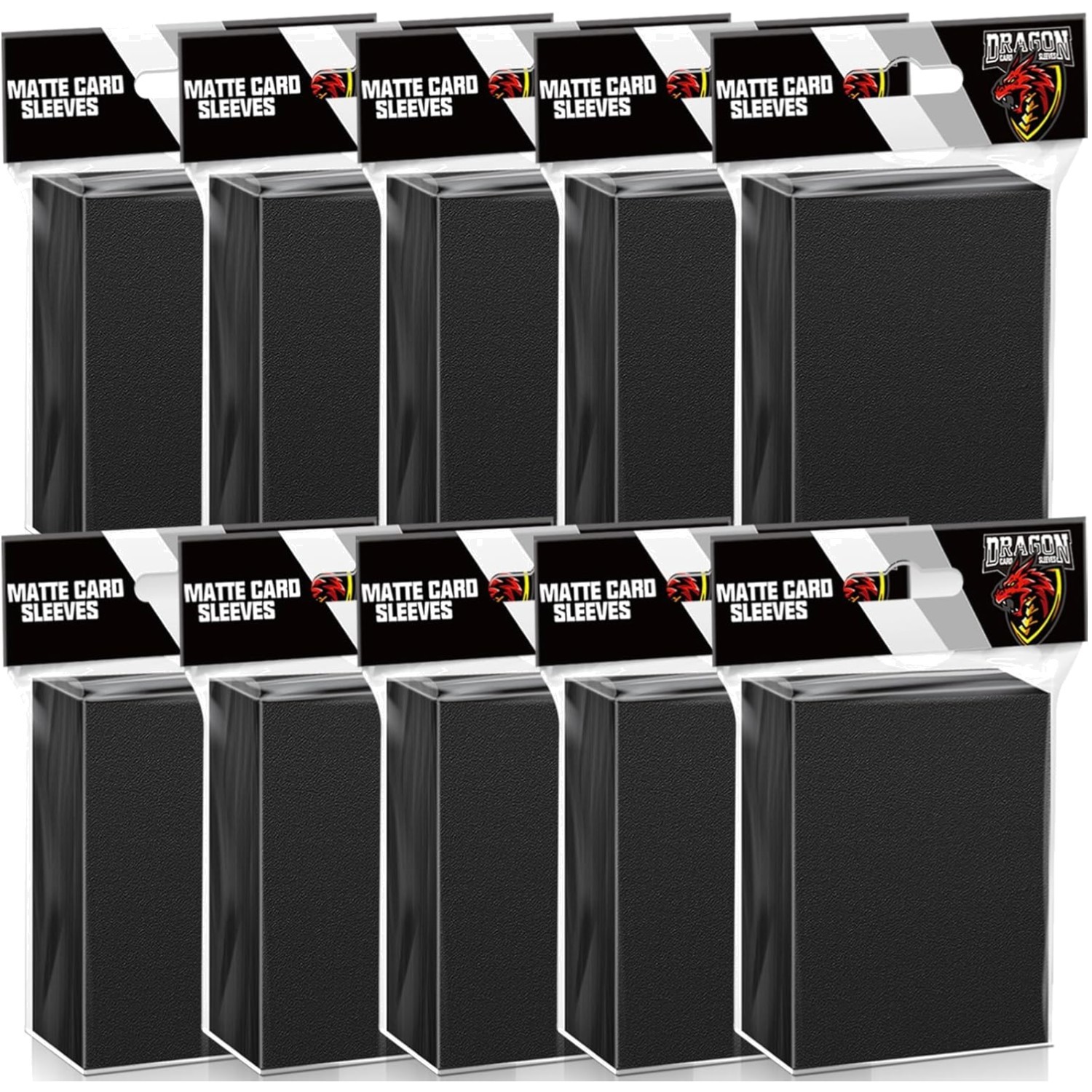 Ultimate 1000 Pcs Matte Card Sleeves for Sports Cards & Trading Card Collectors