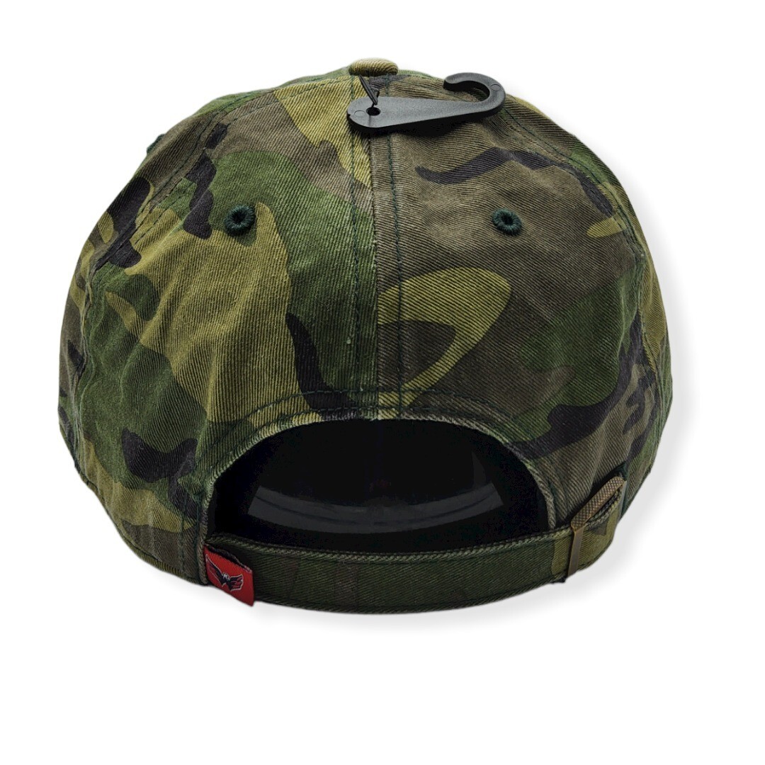 ’47 Washington Capitals Clean Up Camo Adjustable Strap Hat Dad Cap