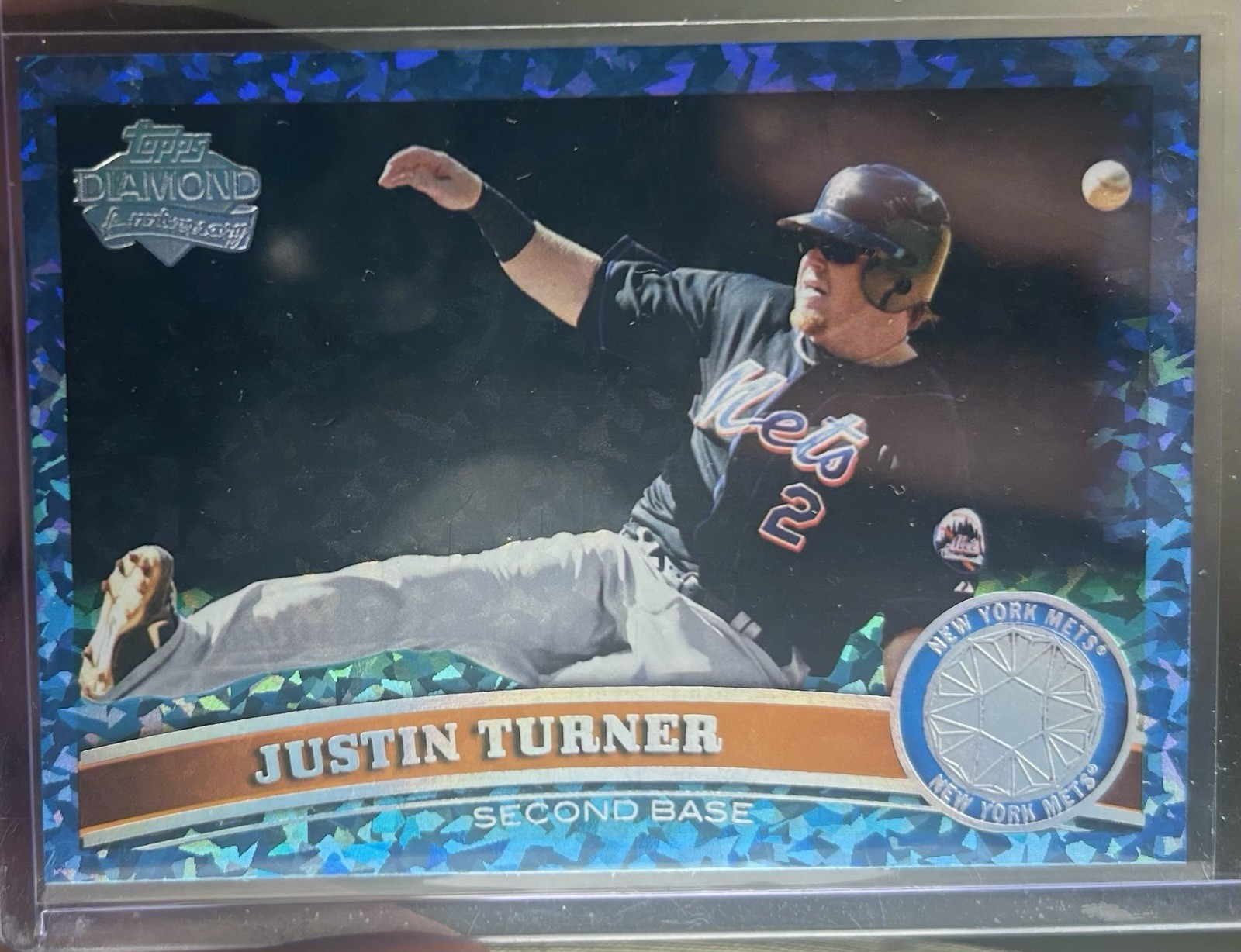 2011 Topps Update US251 JUSTIN TURNER -HOPE Diamond Anniversary #56/60 (RC)