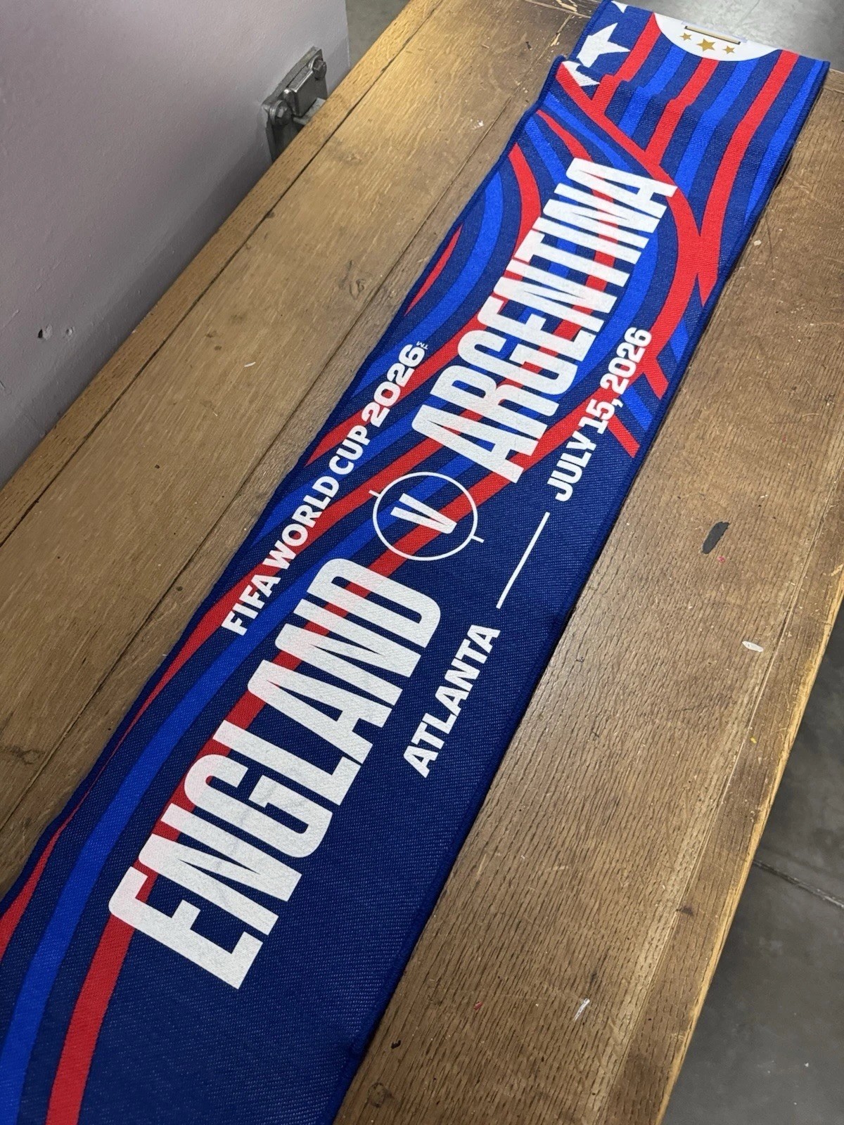 FIFA World Cup 2026 Argentina vs England Match Scarf – Atlanta – July 15th