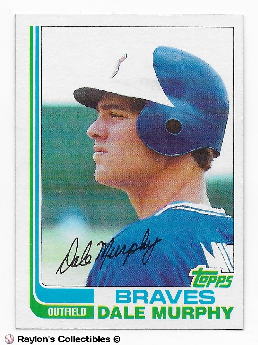 ⚾️ 1982 ~ Topps #668 ~ Dale Murphy ~ Braves ~ MVP ~ NrMt=7 ~ QTY