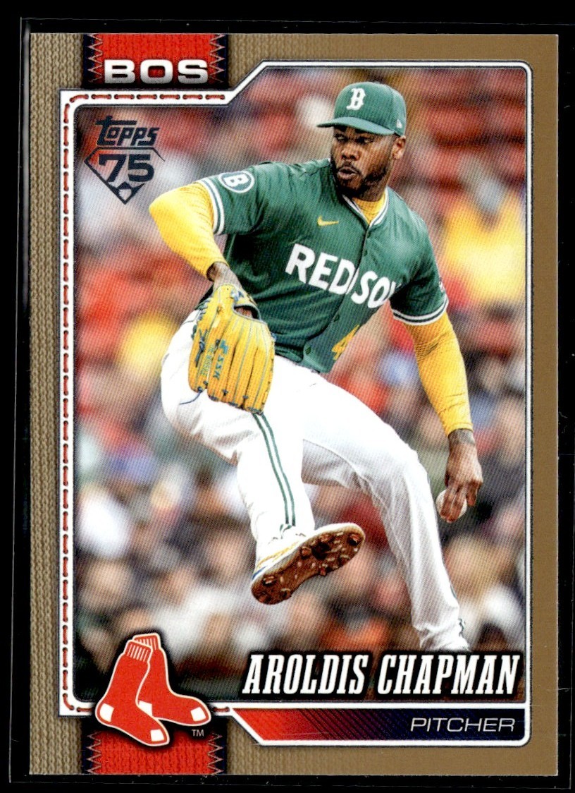 2026 Topps Series 2 Gold Aroldis Chapman /2026 Red Sox #656