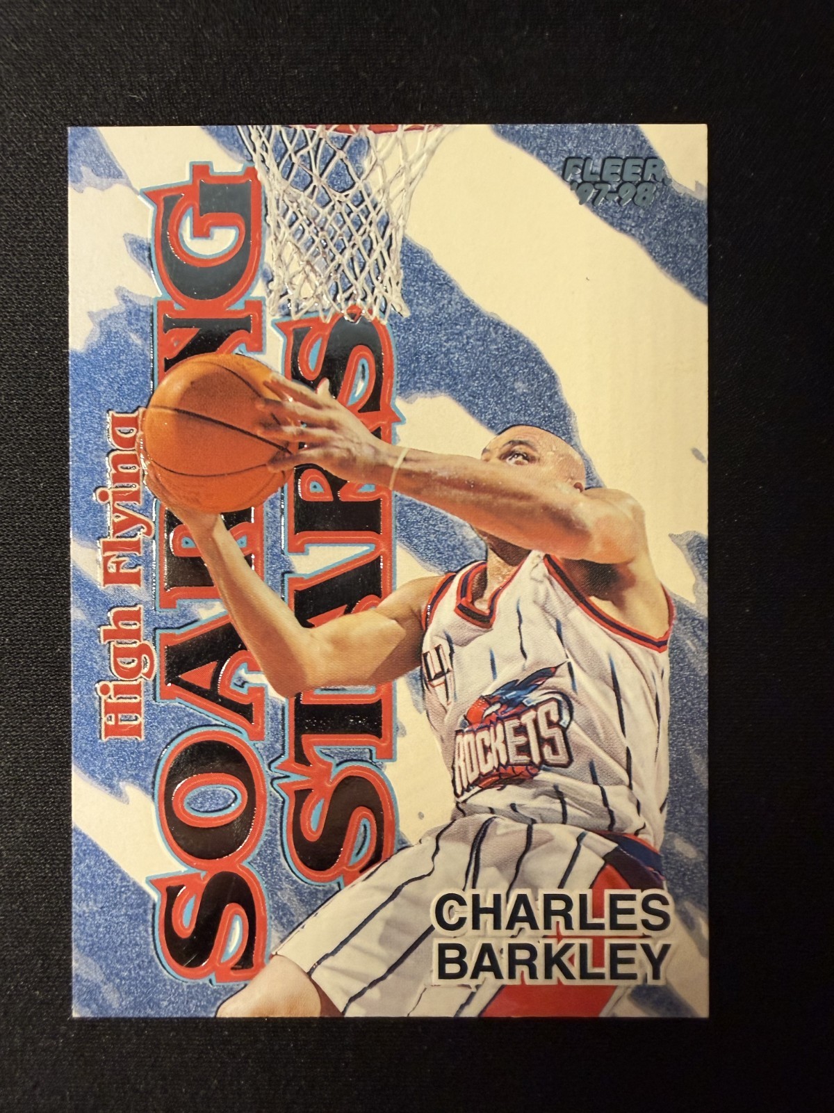 1997-98 Fleer – High Flying Soaring Stars Charles Barkley #3 of 20 HFSS