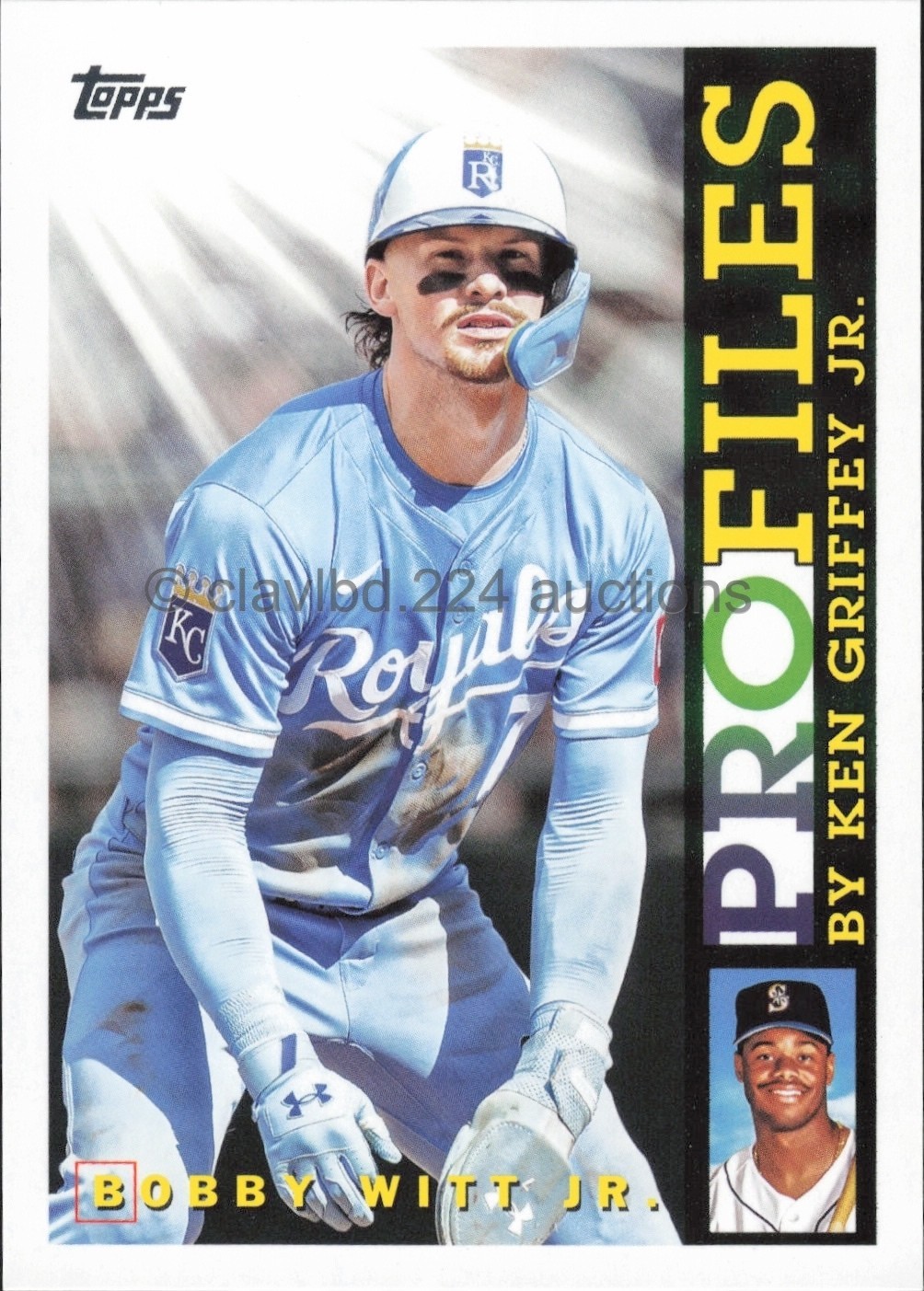 2026 TOPPS MLB – Bobby Witt Jr – Profiles by Ken Griffey Jr #TP-16 Royals
