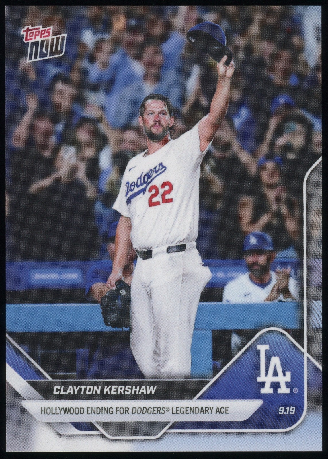 CLAYTON KERSHAW 2025 Topps Now MLB Card #734 – Final Regular Season Game