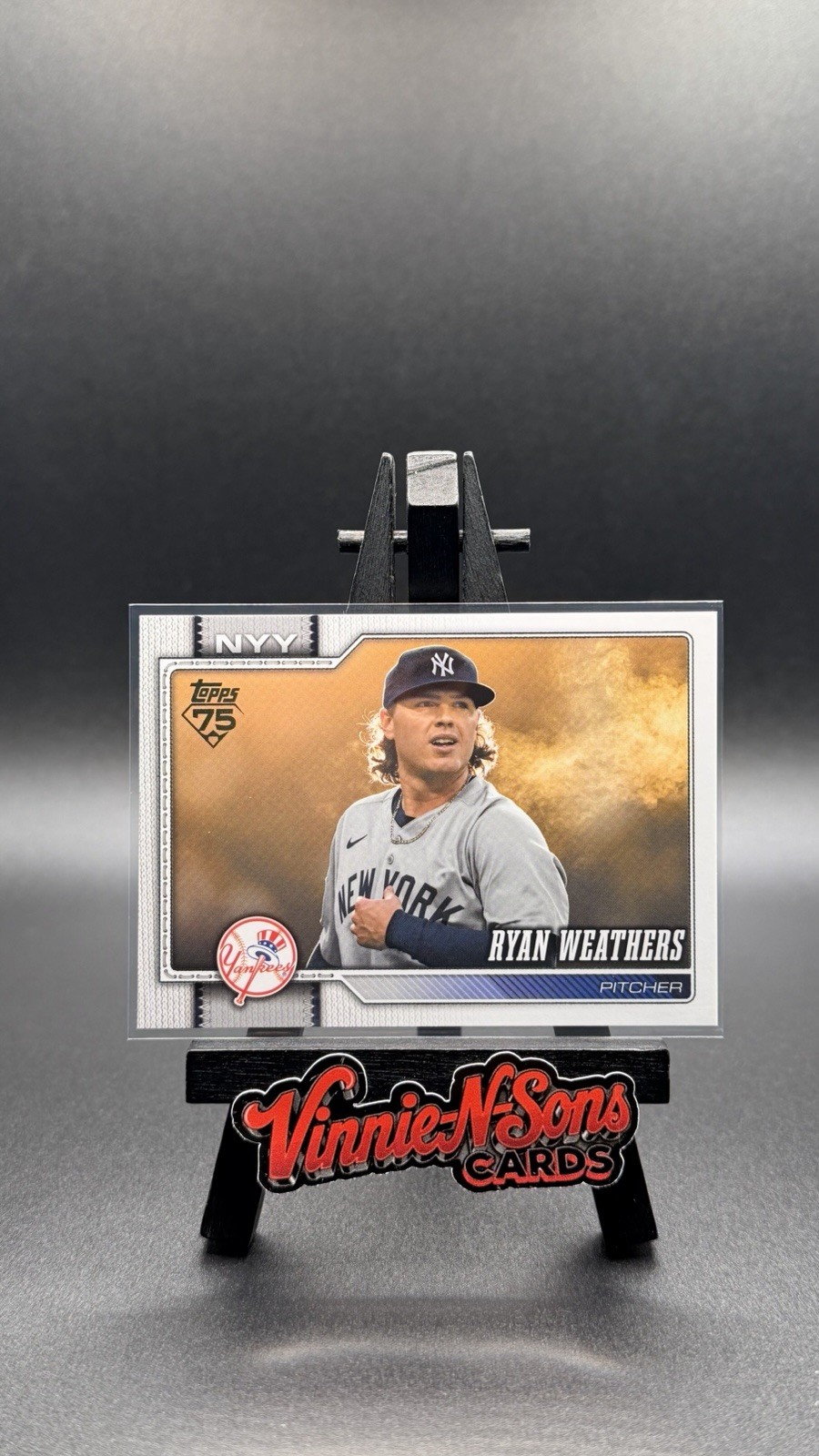 2026 Topps Series 2 MLB Ryan Weathers Golden Mirror Photo Variation Yankees #634