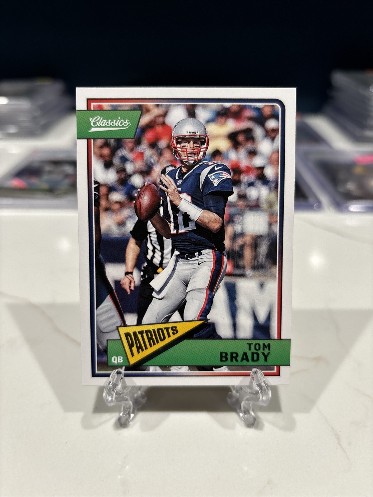 2018 PANINI CLASSICS #59 Tom Brady INVEST GOAT HOF MVP TB12 7XSB PATRIOTS BUCS