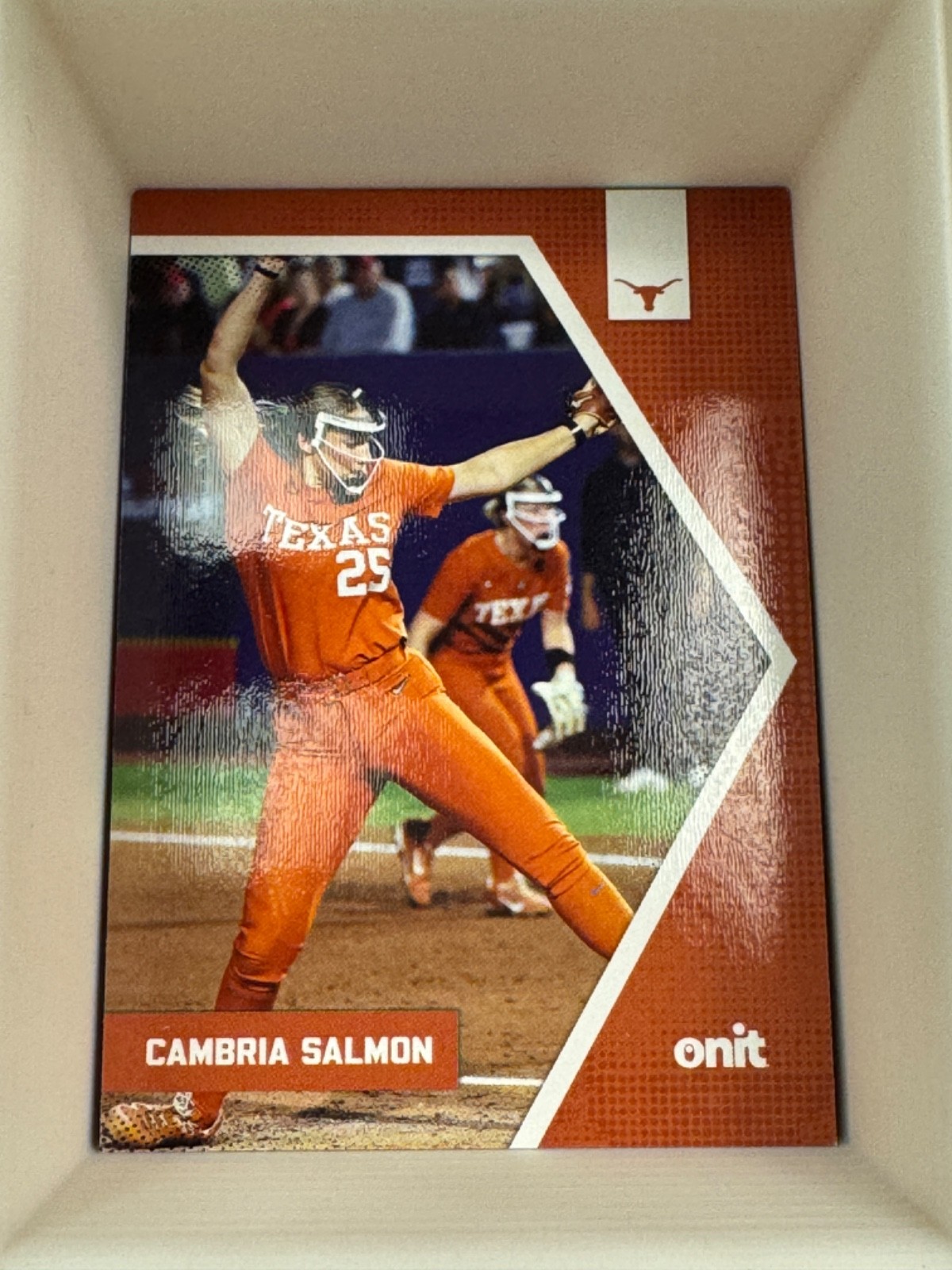 2026 Texas Longhorns Softball Onit Trading Card Base, Photo Variation & Insert