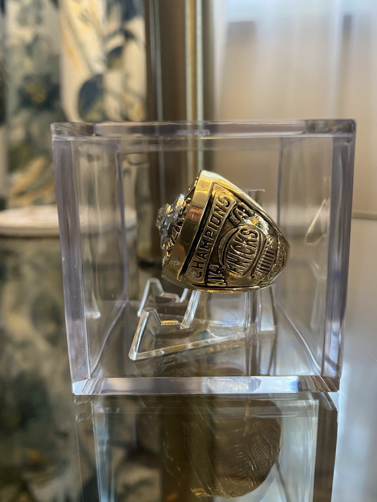 1973 New York Knicks Championship Ring w/Showcase Cube Willis Reed USA SHIP