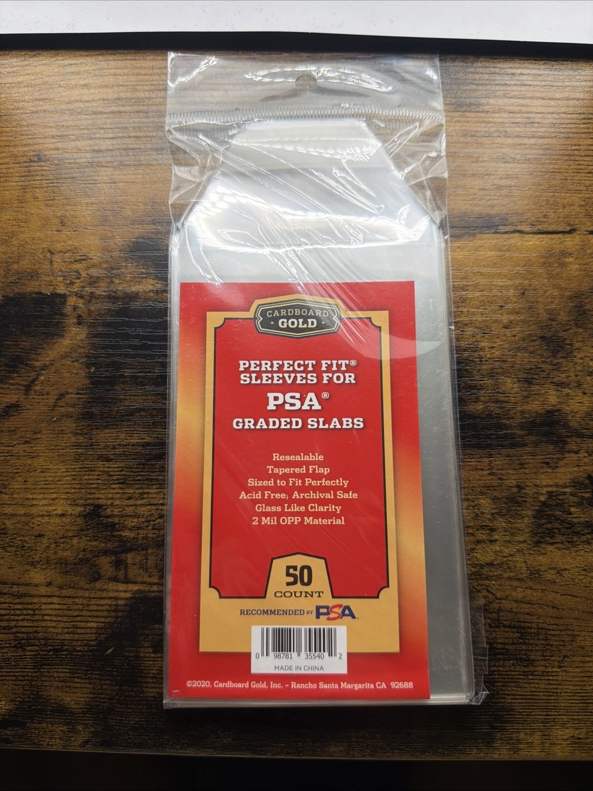 PSA Branded Perfect Fit Graded Sleeves Lot Of 200 – 4 – 50 Count Packs