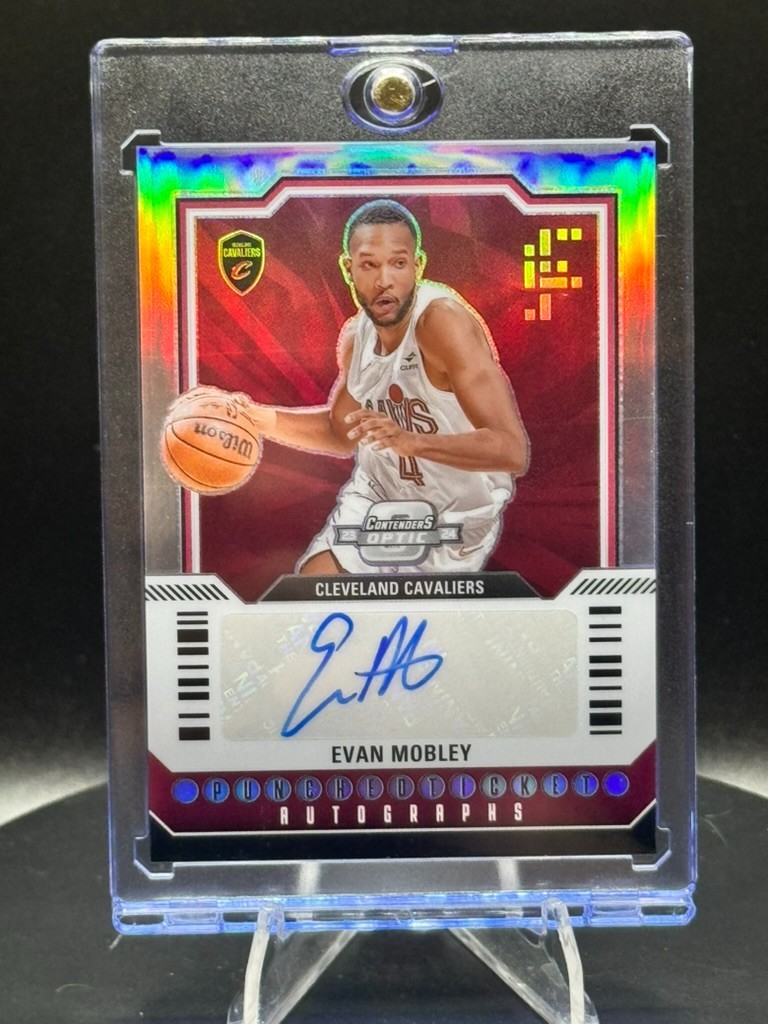 2023-24 Panini Contenders Evan Mobley Punched Ticket AU /125 #PT/EMC
