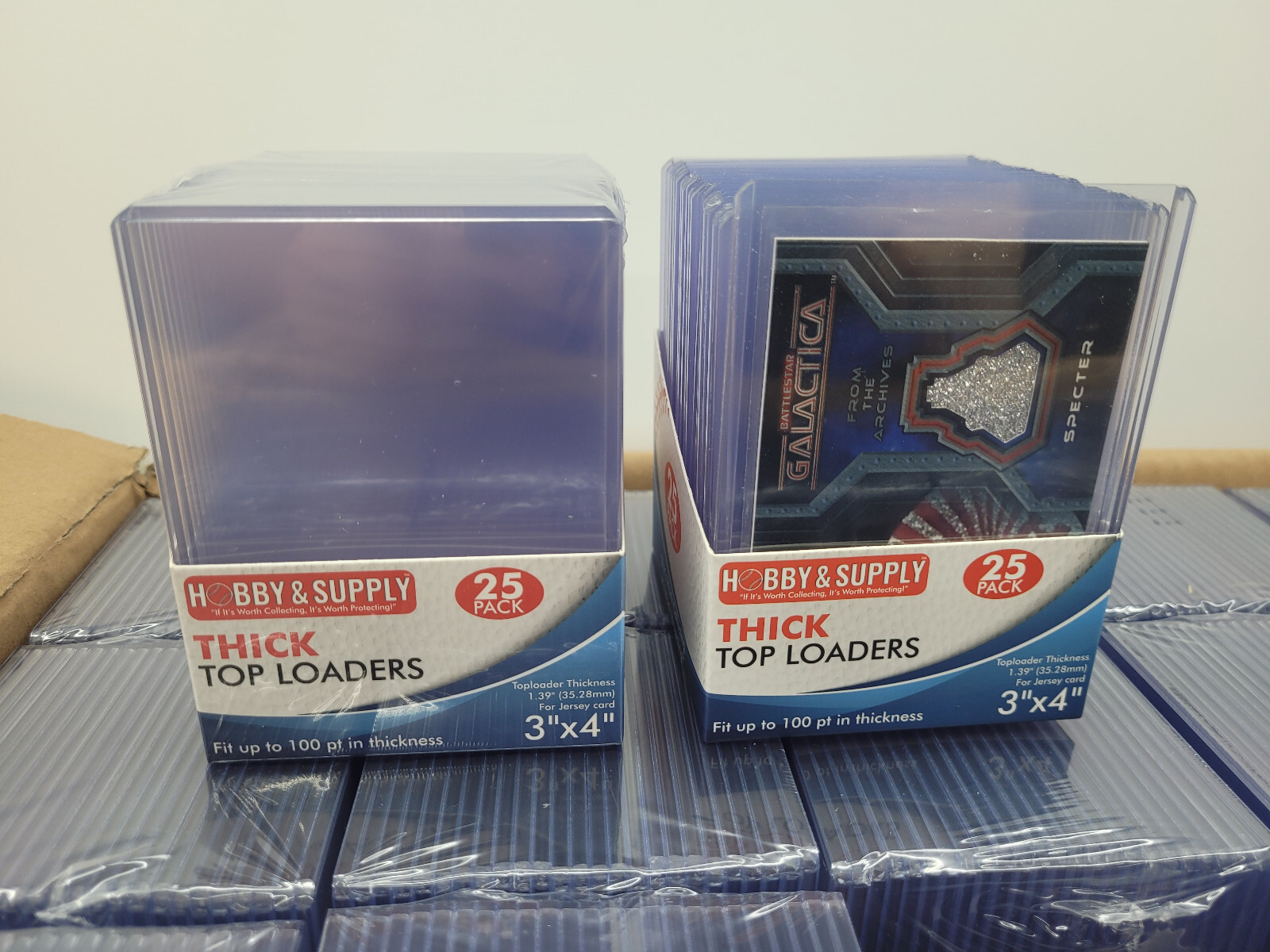 150 Thick Top Loader 100 point 2.5mm Card Holder 3×4 Inch 200 Soft Sleeves BONUS