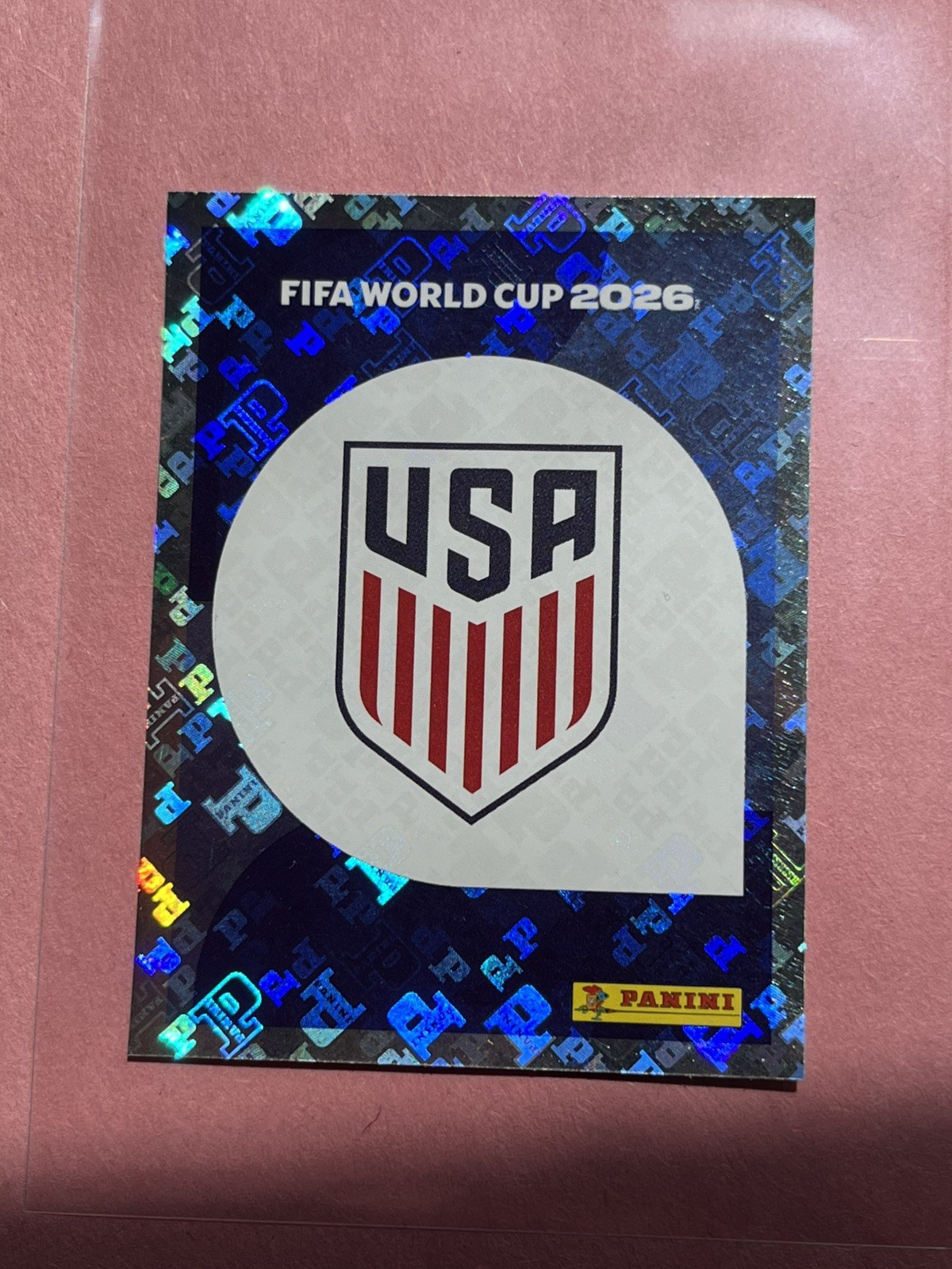 Panini FIFA World Cup 2026 USA Team Crest/Logo Sticker USA 1 Official