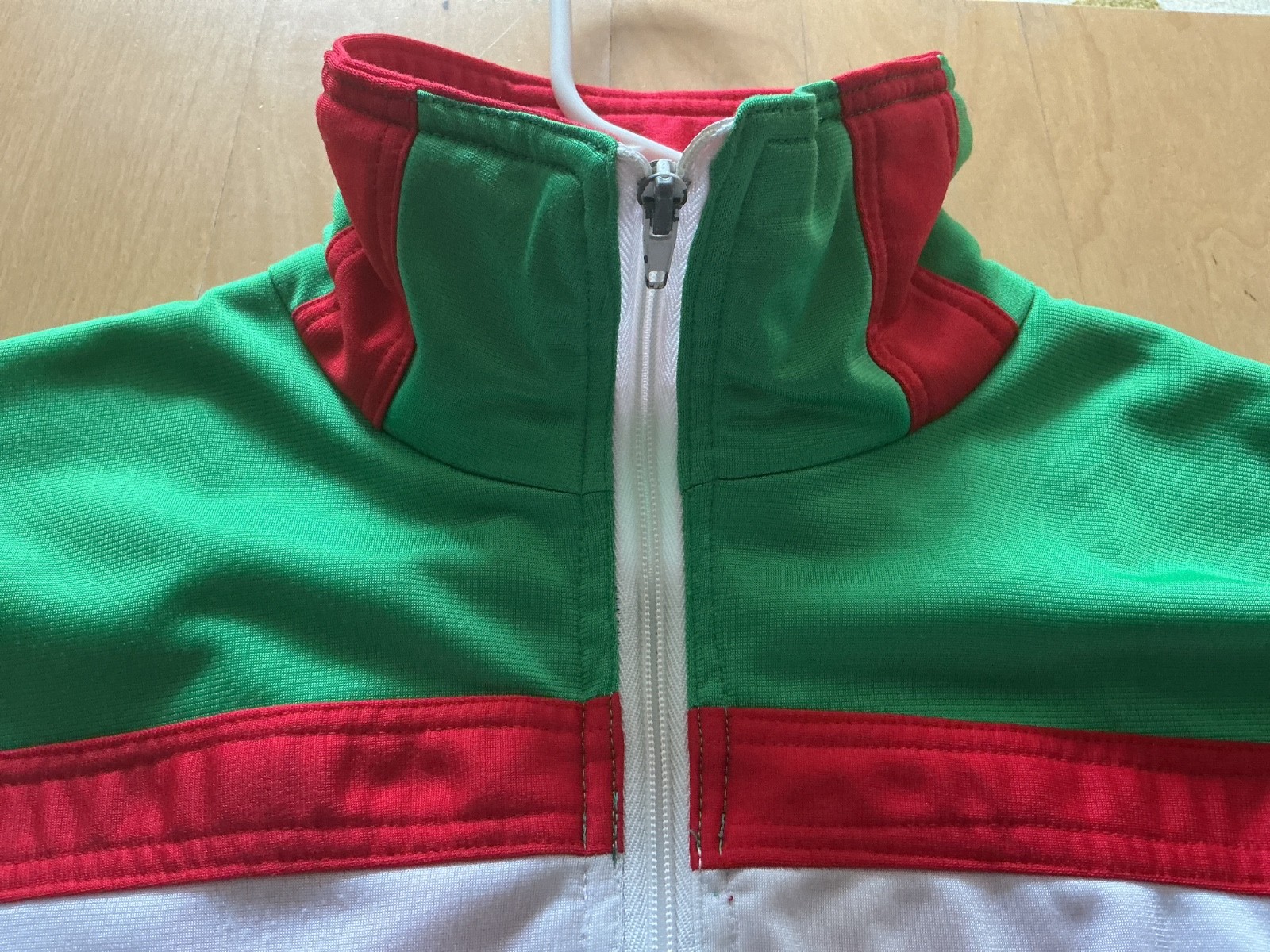 🇩🇿 ⚽️ Algeria Algérie Central Algiers Lotto Zip Jacket Large World Cup Vintage