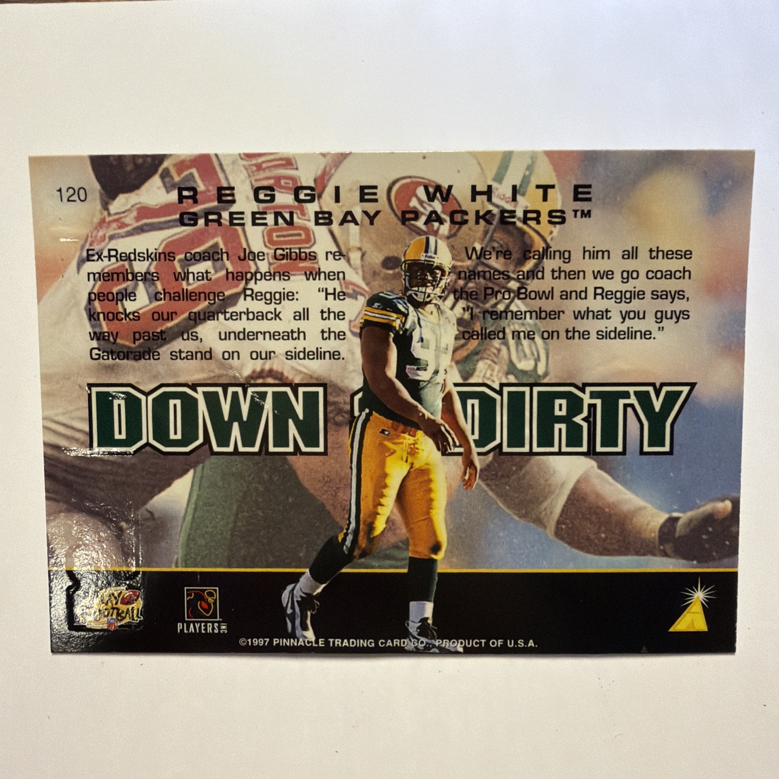 1997 Pinnacle Action Packed – Reggie White #120