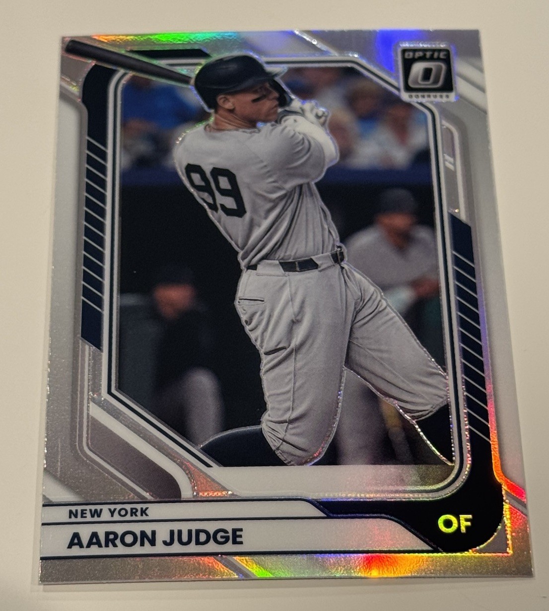 2026 Donruss Baseball Aaron Judge Optic Silver Holo Prizm #99 Yankees