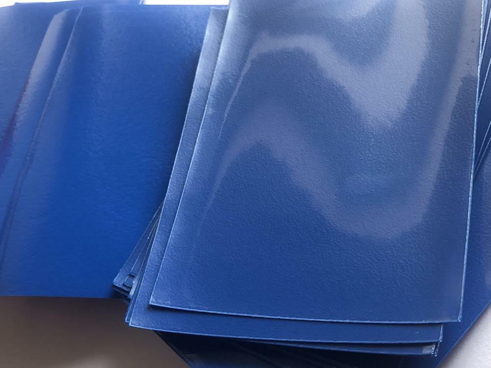 Lenayuyu 300pcs StripodBlue Protector Standard MTG Card Sleeves 66x91mm Glossy