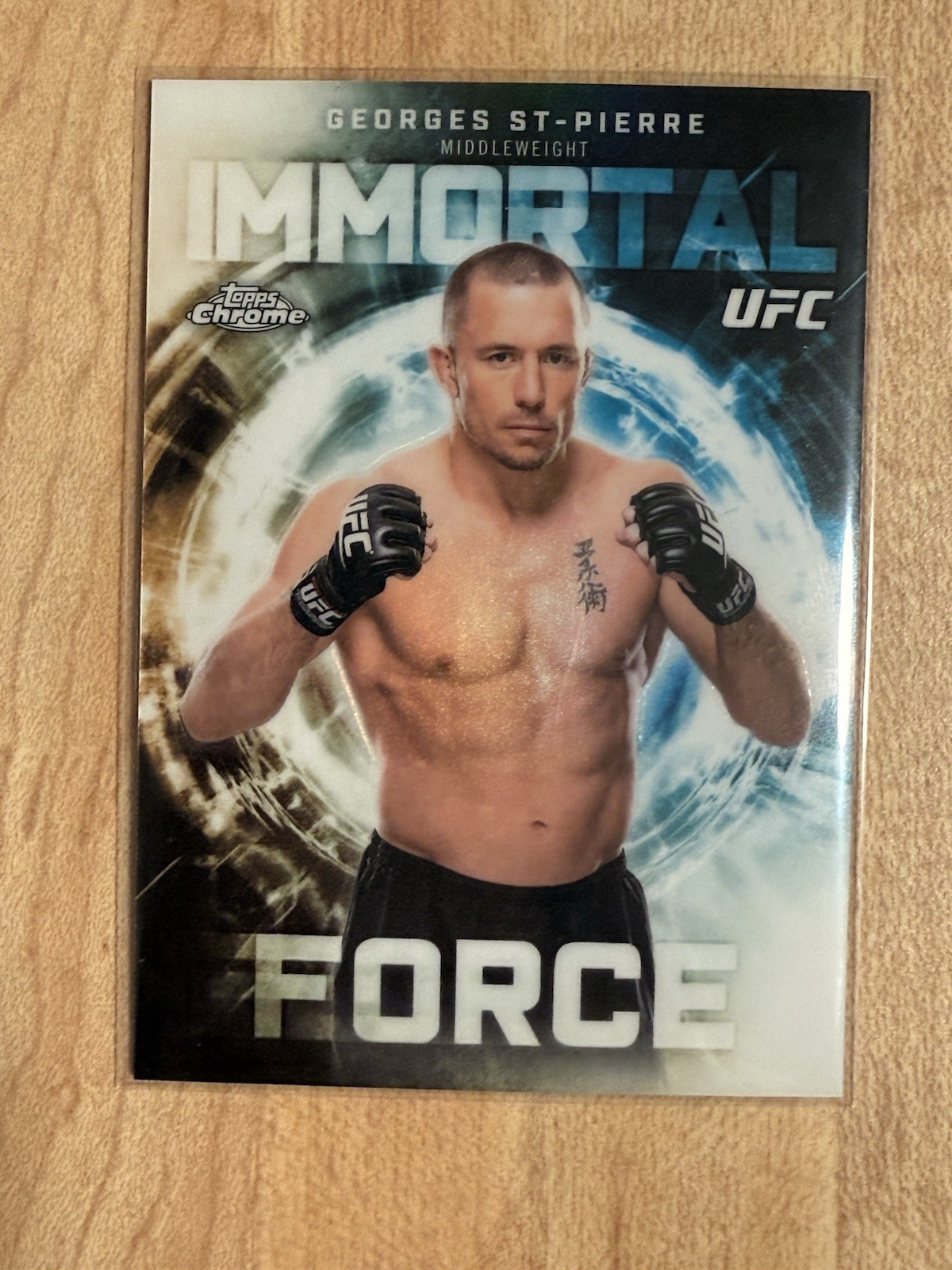 2026 Topps Chrome UFC Georges St-Pierre Immortal Force Case Hit SSP IF-30