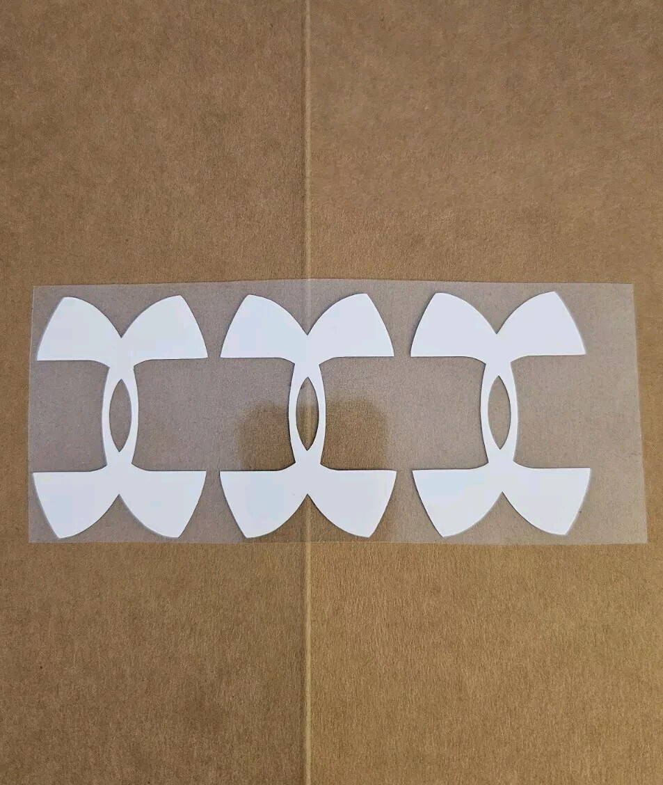 Under Armour 3 Decals Iron On Decals / FREE SHIPPING in the US DIY