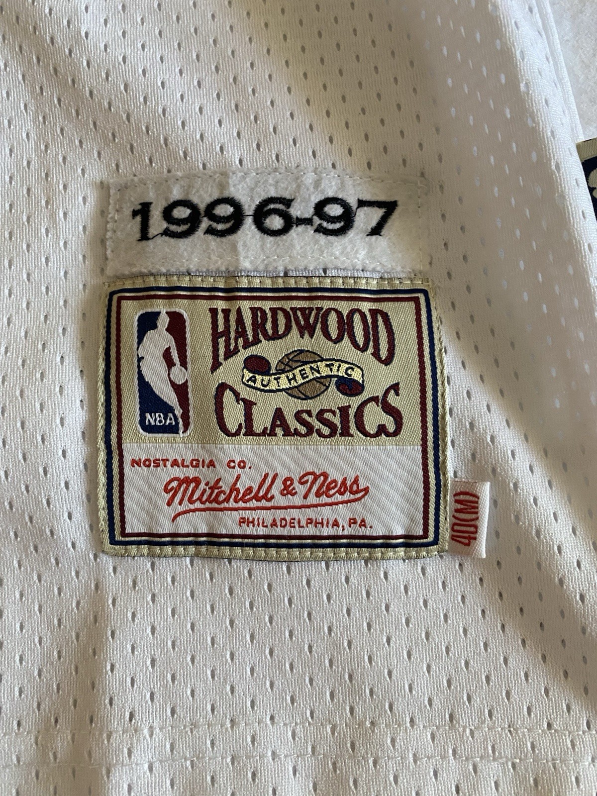 Mitchell & Ness Los Angeles Lakers Kobe Bryant #8 White Blue Size 40 M Medium
