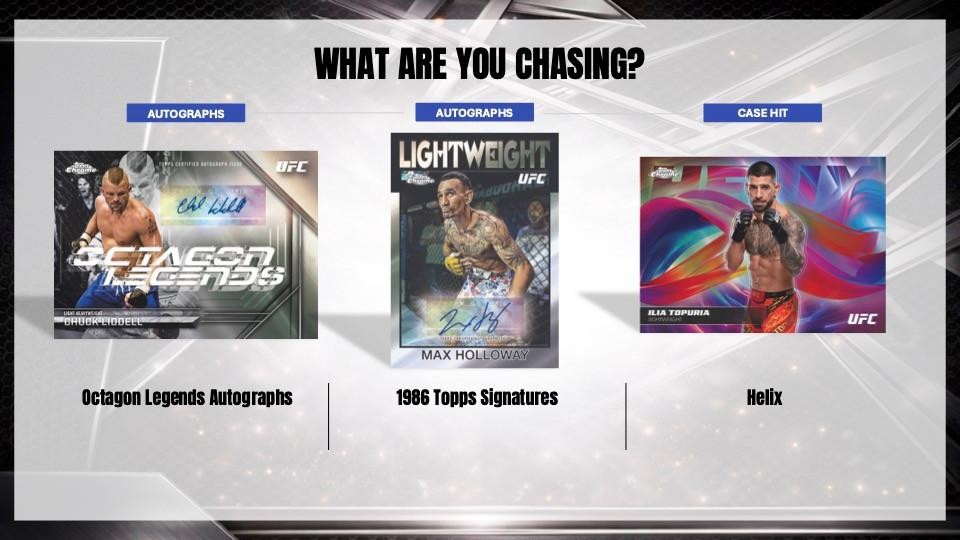 2026 Topps Chrome UFC Hobby Box
