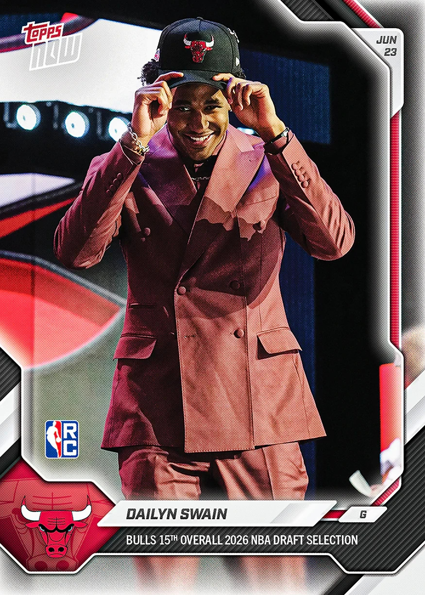 24-Card Bundle Draft Selection RC Dybantsa 2025-26 NBA Topps NOW Presale