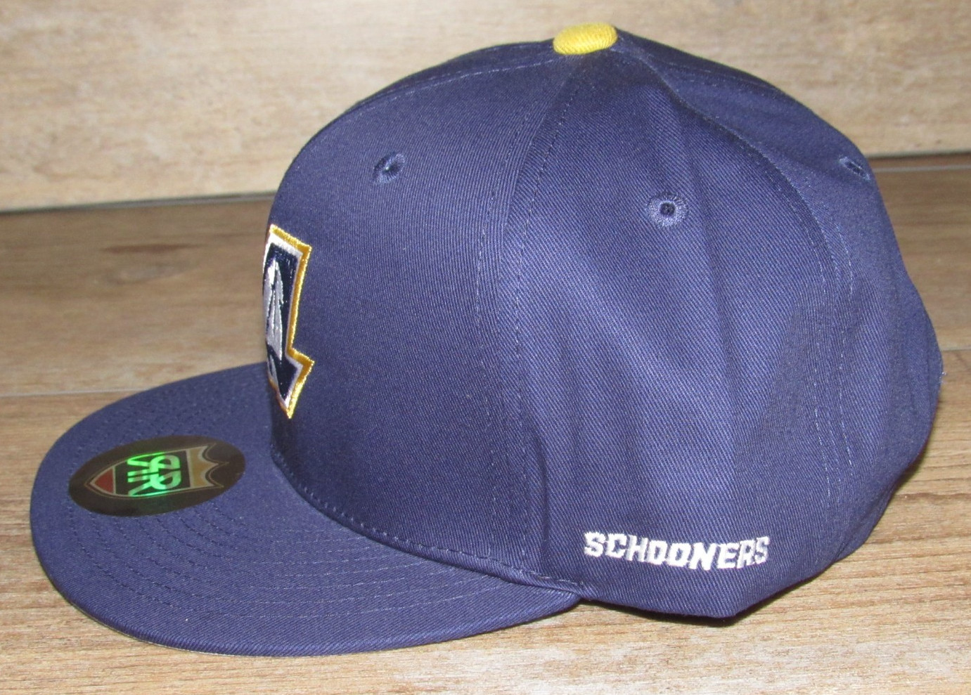 Atlantic Schooners Defunct CFL Navy Blue Royal Retros Snapback hat cap size Men