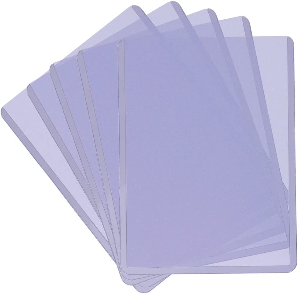 3″ X 4″ Clear Regular Toploaders for Cards with Card Sleeves Bundle Standard Siz