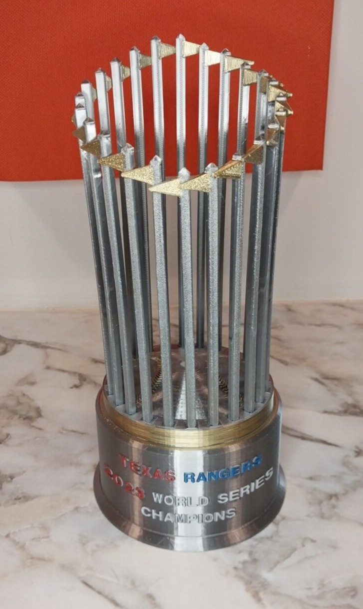 TEXAS RANGERS 2023 WORLD SERIES CHAMPIONSHIP TROPHY