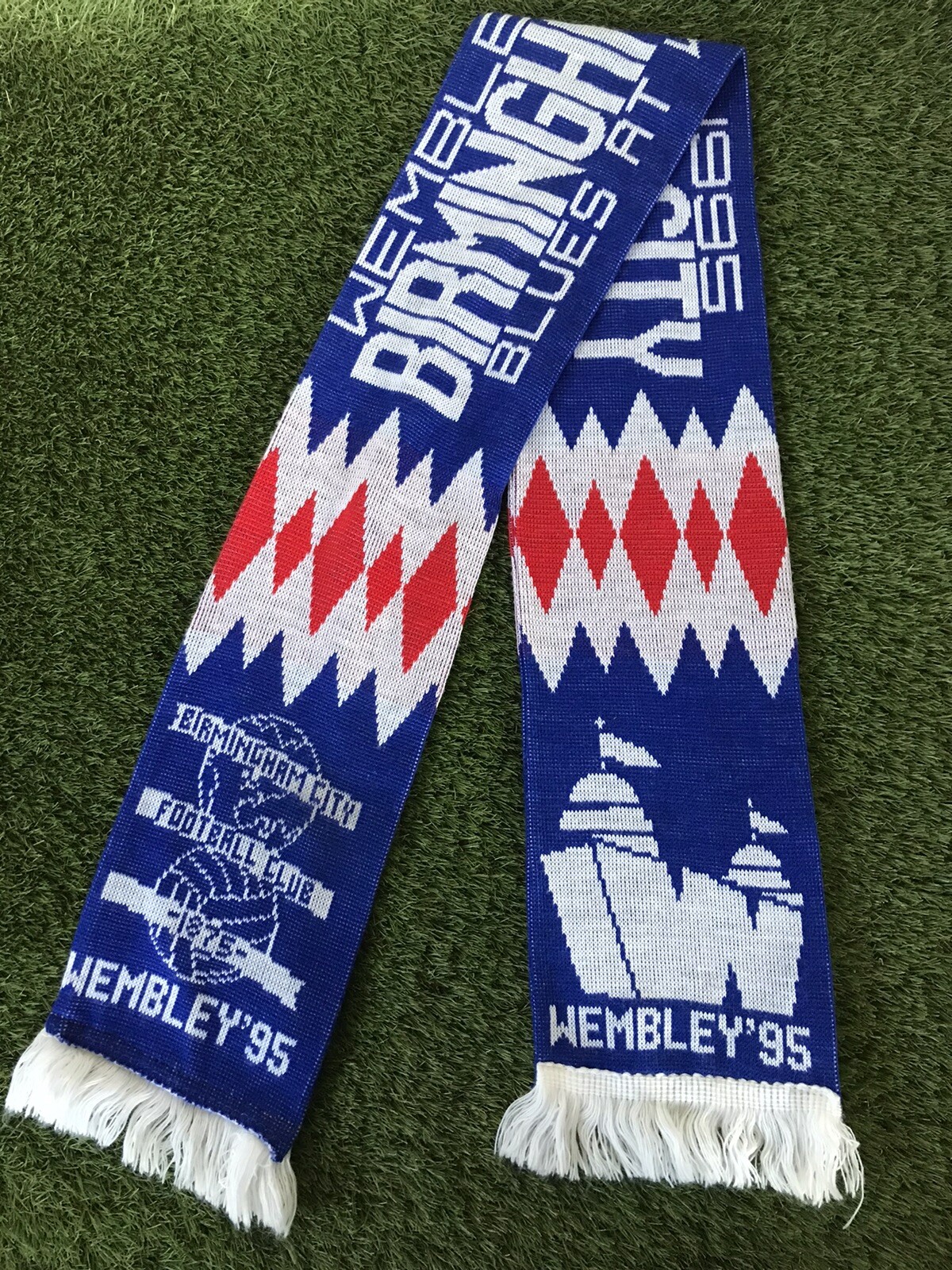 Brand NEW Birmingham City Deadstock 1995 Auto Windscreens Scarf INCREDIBLY RARE