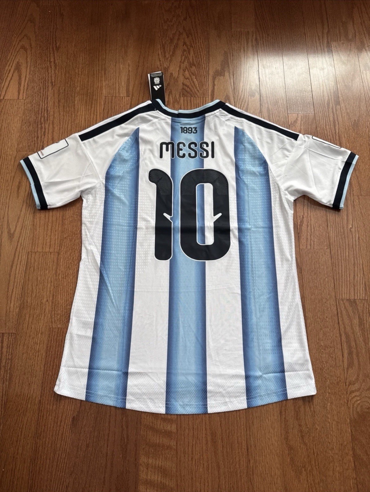 Argentina Home Soccer Jersey PLAYER VERSION Messi #10 World Cup 2026 Medium