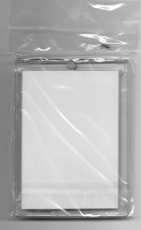 10 PREMIUM ONE SCREW SCREWDOWN REGULAR CARD HOLDERS 1 SCREW ARCHIVAL SAFE