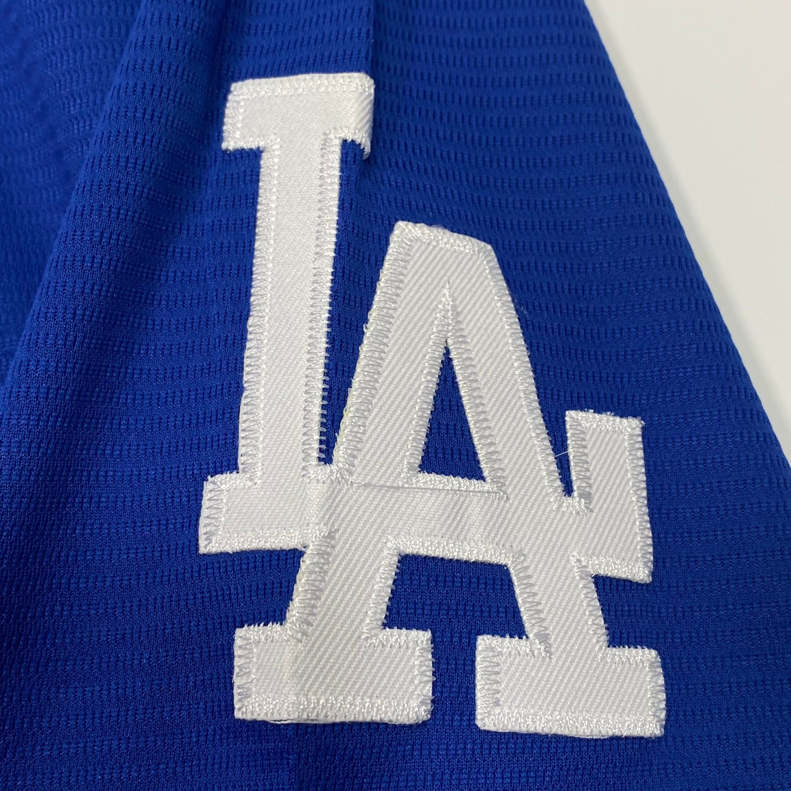 Los Angeles Dodgers Baseball Jersey, Embroidered, Dark Blue
