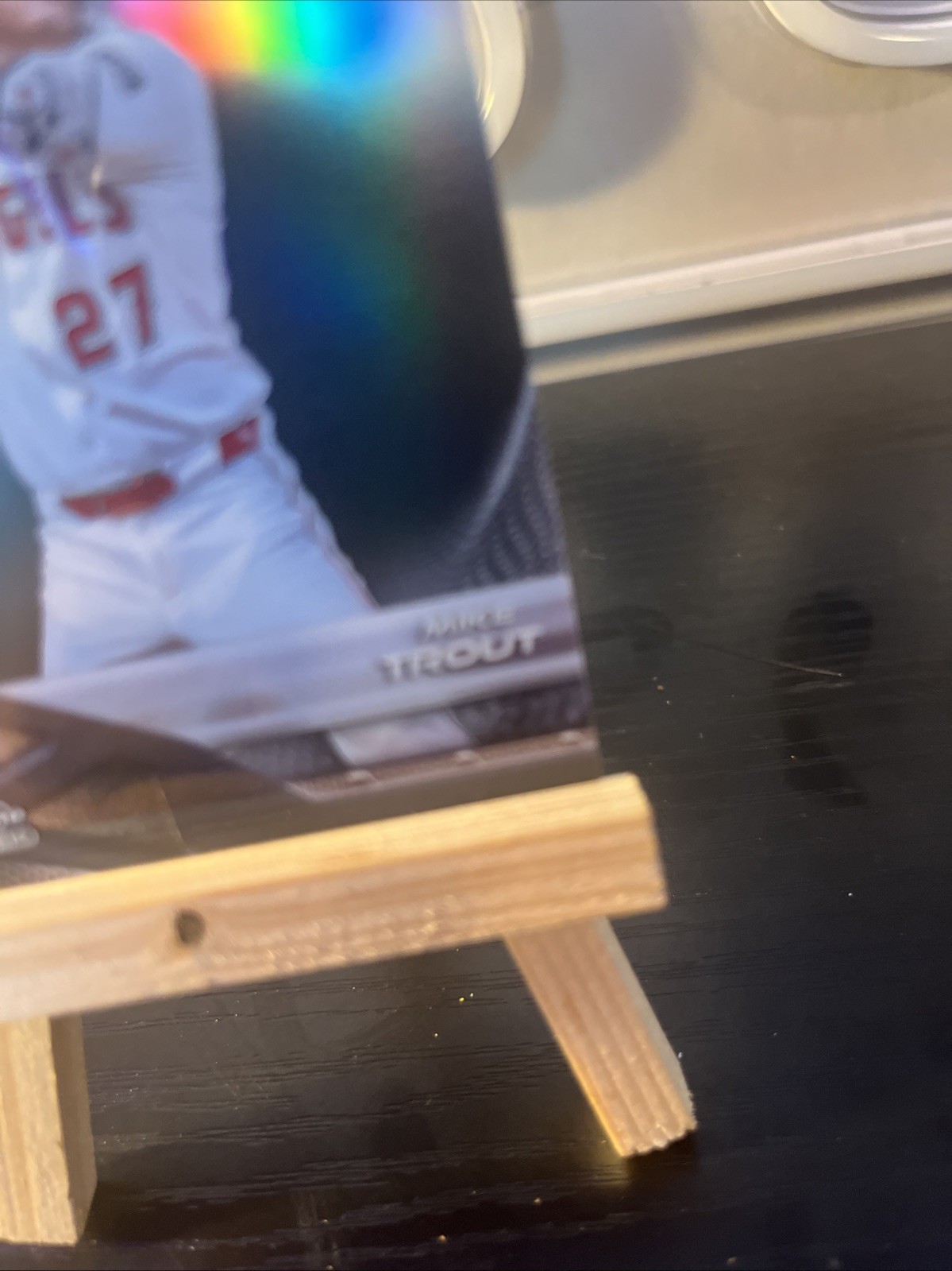 2026 Topps Chrome Black Mike Trout Refractor /199 Angels 🔥