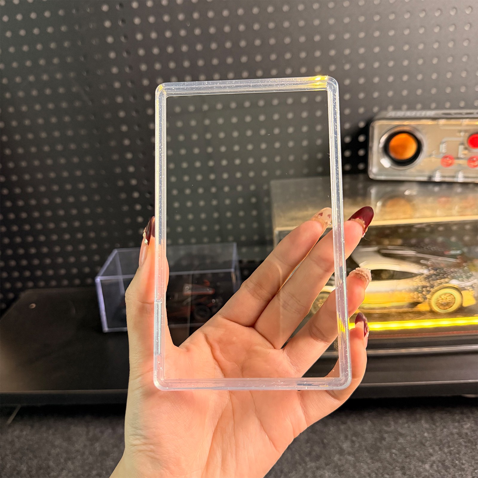 For PSA/CGC 35PT Gradient TPU Rubber Trading Cards Protector Holder Bumper Case