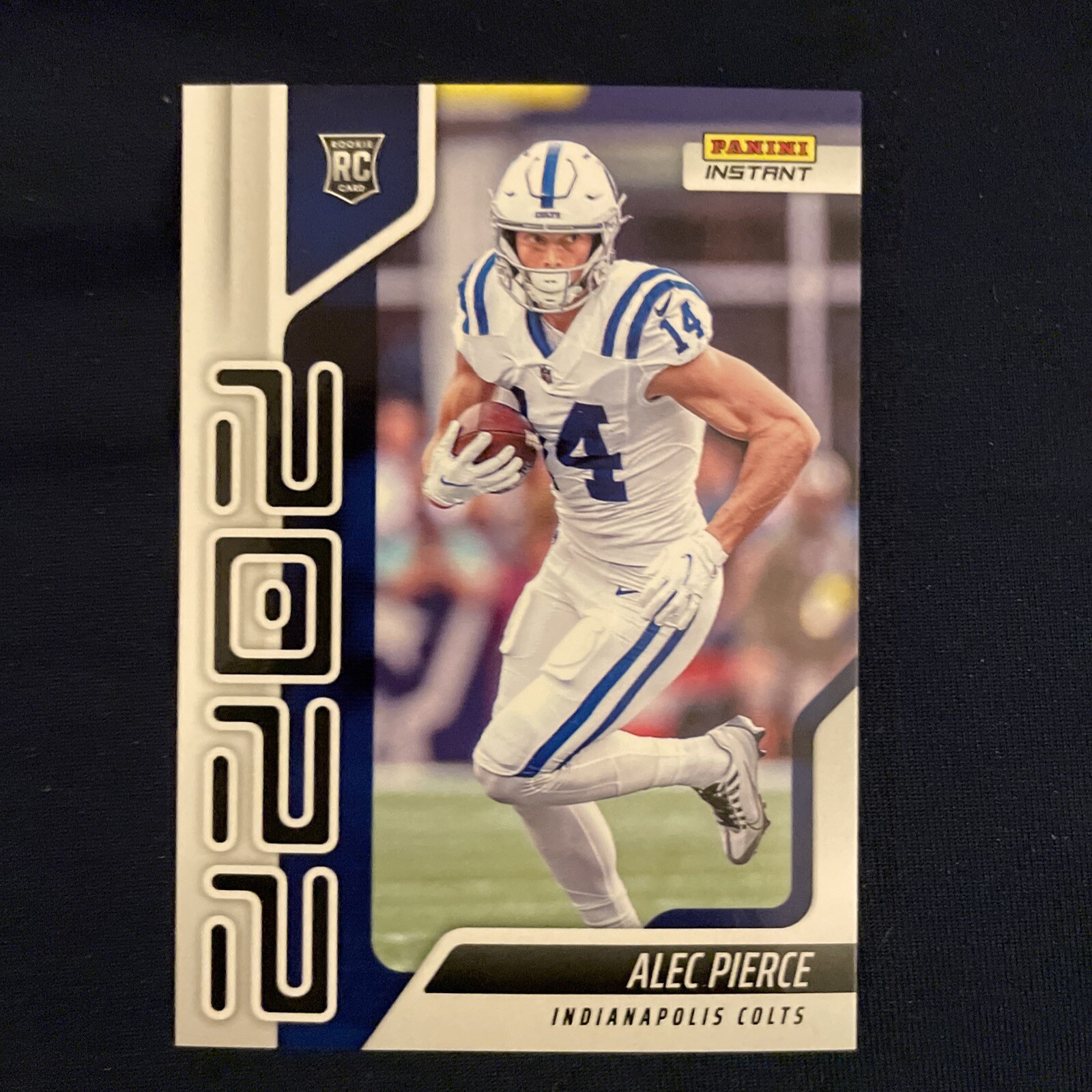 2022 Panini Instant – YEAR ONE – ALEC PIERCE RC ROOKIE #’d 1/874 Colts!