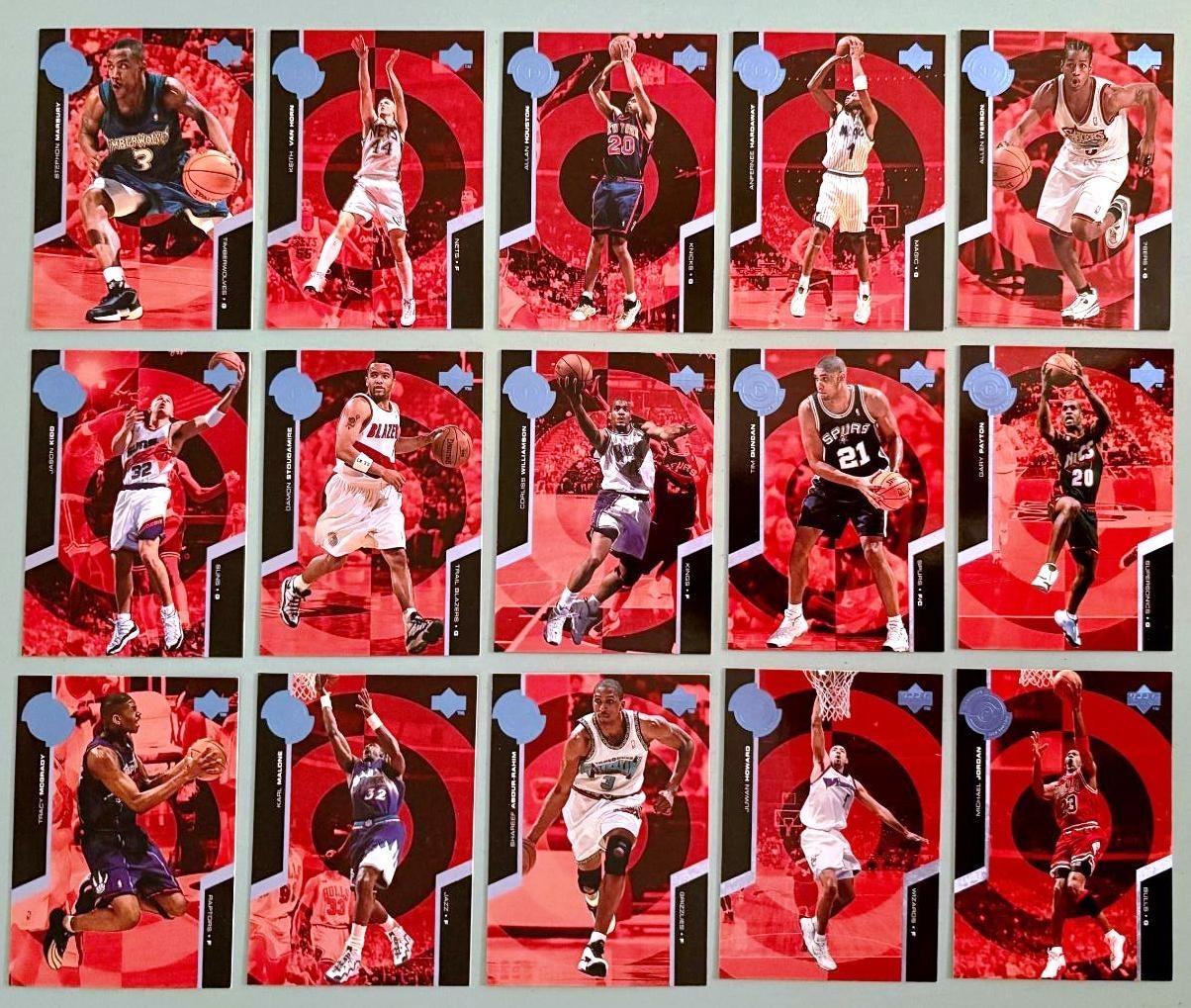 1998-99 Upper Deck Super Powers 30 Card COMPLETE SET w/ Michael Jordan & Kobe