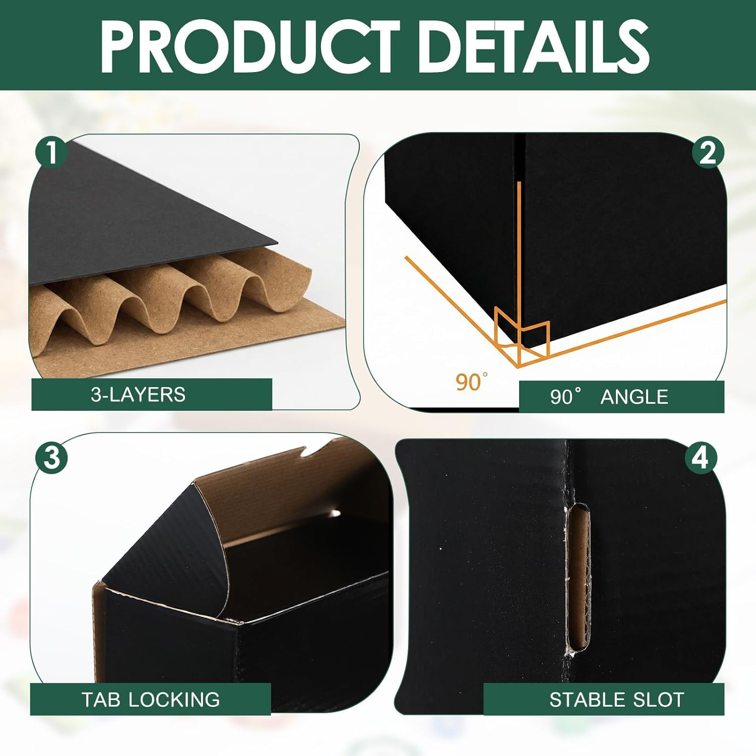10 Pcs 400 Count Trading Card Storage Box Cardboard Baseball Card